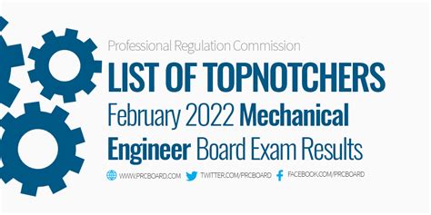 mechanical engineering board exam result 2022|Top 10 Passers: February 2022 Mechanical Engineer ME, CPM .